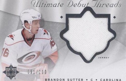 2008-09 Ultimate Collection - Brandon Sutter #DT-BS