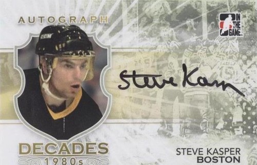 2010-11 In the Game Decades 1980s - Steve Kasper #A-SK