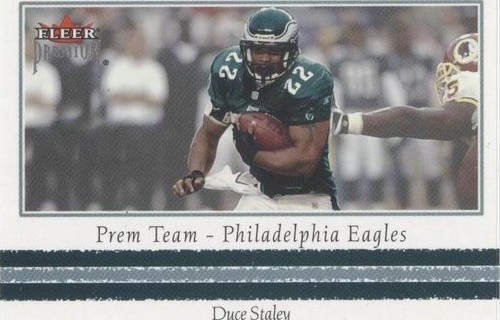 2002 Fleer Premium Duce Staley #12PT