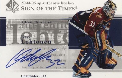 2004-05 SP Authentic - Kari Lehtonen #ST-KL