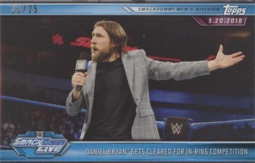 2019 Topps WWE Road to Wrestlemania - Daniel Bryan #91