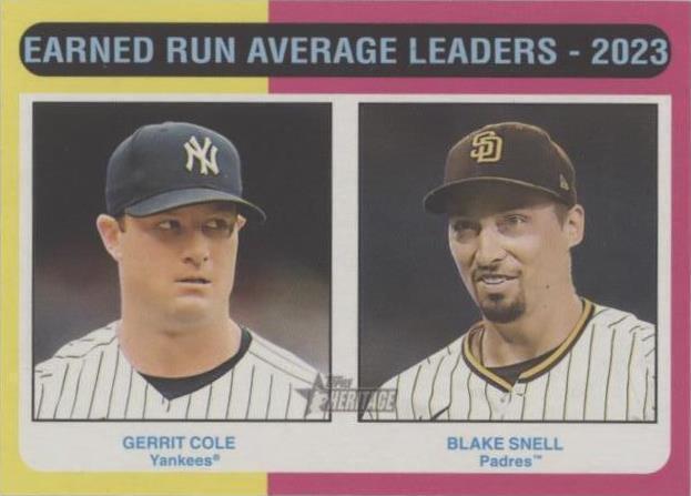2024 Topps Heritage Mini - Blake Snell Gerrit Cole #311