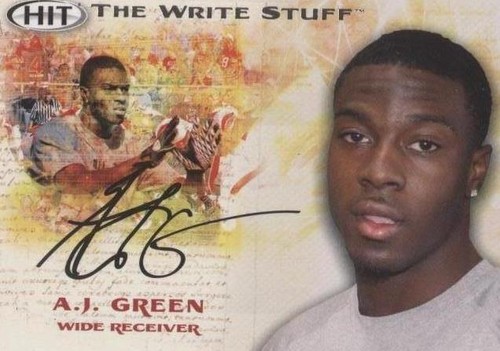 2011 SAGE Hit A.J. Green #WS 4