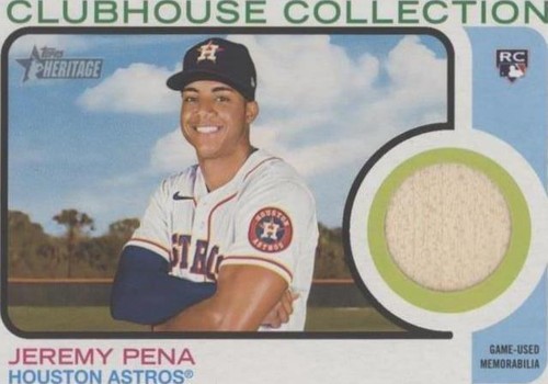 ☆★H.A.M★☆ 　TOPPS DYNASTY JEREMY PENA 2022 Topps Heritage High Number Jeremy Pena #629 RC Rookie
