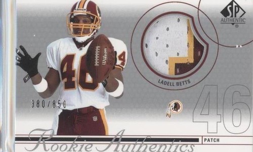 2002 SP Authentic Ladell Betts #226