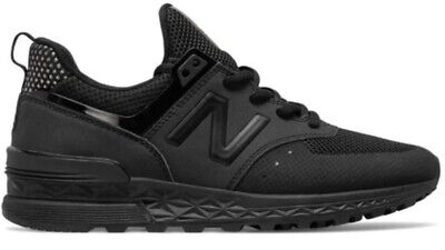 New Balance Women's WS574BKG Made in England Triple Black Size 6.5
