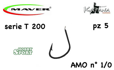 KIT 3 BUSTE AMO KATANA MAVER SERIE T 200 N 1/0     BUSTA 5 PZ - KIT 15 PZ