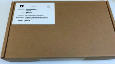NetApp X1124A-R6 HBA 2-Port 4Gb PCI-X FC VI Fiber Channel Controller Adapter