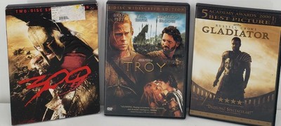 Action DVD Bundle 300 Troy Gladiator