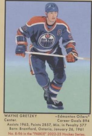 2022-23 Upper Deck Parkhurst Champions - Wayne Gretzky #R-96