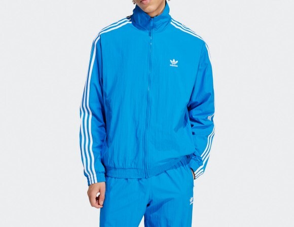 Спортивный топ из ткани Firebird от Adidas Adicolor - Синяя птица / IT2496 / Срочная доставка