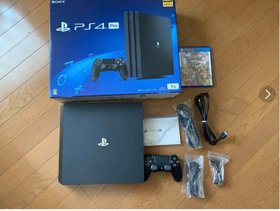 Sony PlayStation 4 PS4 Pro 1TB CUH-7000B Black Game Console Disc Full Box  F/S