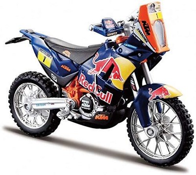 Burago 1/18 KTM 450 RED BULL N1 RALLY DAKAR 2013 CYRIL DESIRES Motorcycle Bike M