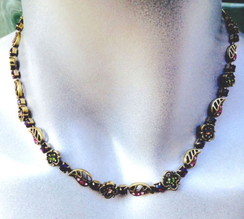 Mexico 925 Silver Vintage Flower Necklace Choker | eBay