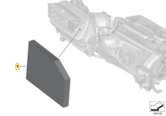 Genuine BMW 330i 340i Microfilter/activated Carbon Filter 64119382886 G20 F97