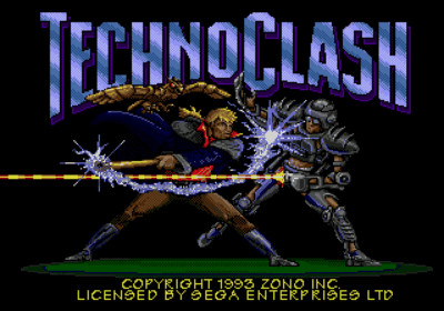 Techno Clash - Sega Genesis Game