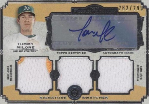 2013 Topps Museum Collection - Tommy Milone #SSATR-TM