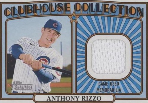 2021 Topps Heritage High Number - Anthony Rizzo #CC-AR