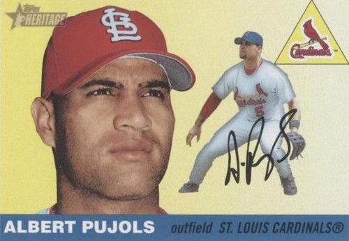 2002 Topps Baseball Albert Pujols Blue Border #200 2nd Year