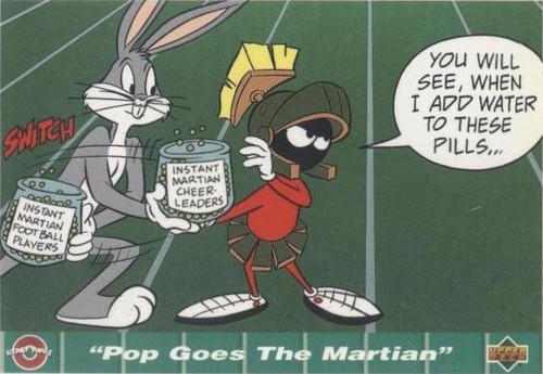 1992 Upper Deck Comic Ball IV Bugs Bunny Marvin the Martian #12
