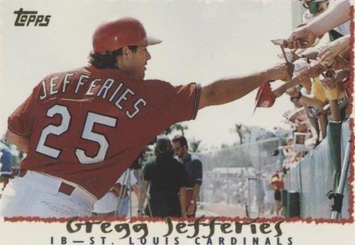 1995 Topps - Gregg Jefferies #526