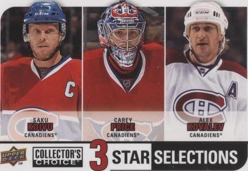 2008-09 Upper Deck Collector's Choice - Alex Kovalev Carey Price Saku Koivu #266