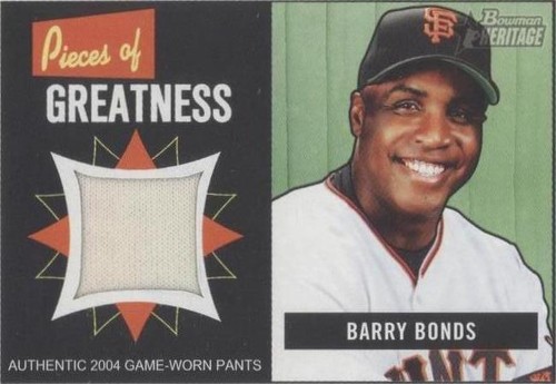 2005 Bowman Heritage - Barry Bonds #PG-BB