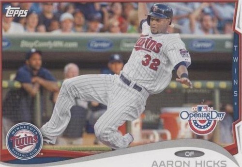 BAS 2018 Topps Now Road to Opening Day /1663 Aaron Hicks #OD