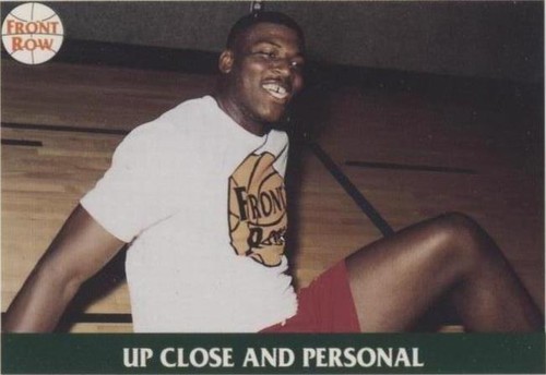 Larry Johnson auto inscribed 1991 Front Row RC UNLV PSA