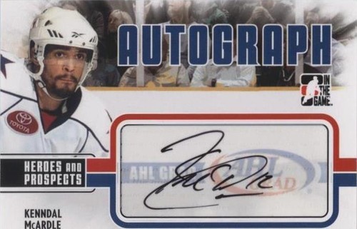 2009-10 In the Game Heroes and Prospects - Kenndal Mcardle #A-KM