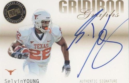2007 Press Pass SE Selvin Young #GG-SY
