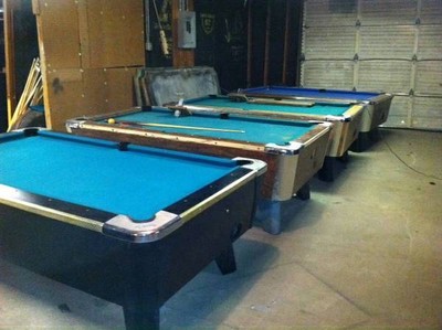 DYNAMO AND VALLEY COIN-OPERATED POOL TABLES
