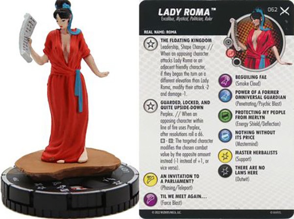 Marvel Heroclix X-Men X of Swords Chase Rare : Lady Roma 062