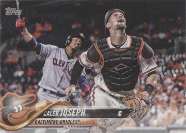 2018 Topps Mini - Caleb Joseph #597