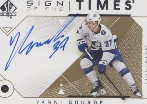 2018-19 SP Authentic - Yanni Gourde #SOTT-YG