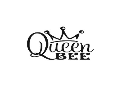 Queen Bee 4'' x 2''   Great for car/truck/laptop/tumbler sticker