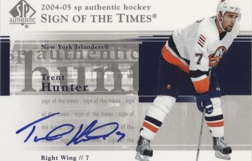 2004-05 SP Authentic - Trent Hunter #ST-TH
