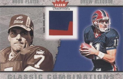 2003 Fleer Tradition Doug Flutie Drew Bledsoe #CC-DF