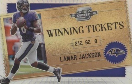 Lamar Jackson 2024 Contenders Optic Case Hit Superstar Clr