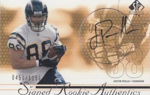 2002 SP Authentic Justin Peelle #207