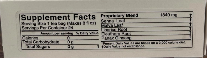 Ultra Slim Tea, Cran-Raspberry, Tea Bags, 24 Count Box