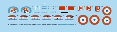 Peddinghaus Decals 1/72 4554 Spad S.XIII Late, Bernard-Built: Sardier, Coiffard