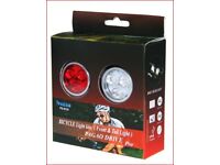 Super Bright Bike Light Set,USB Rechargeable Front and Rear LED Bicycle Lights Set (New in box)