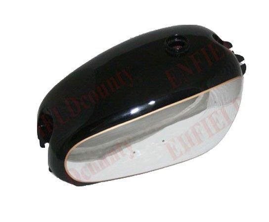 1950 BSA Golden Flash A10 Black Painted and Chrome Plated Petrol Fuel Tank 