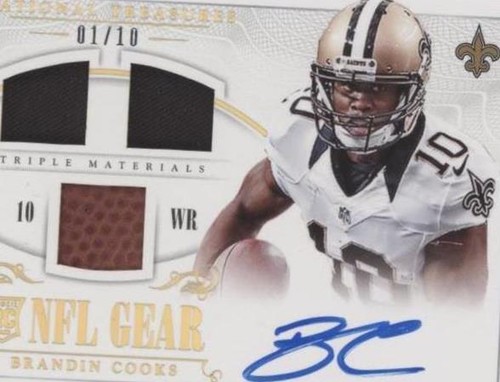 2014 Panini National Treasures Brandin Cooks #RGS-BC