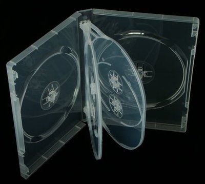 SALE! ONE SUPER CLEAR 22MM MULTI 6 SIX DVD CD CASES BOX - MH6