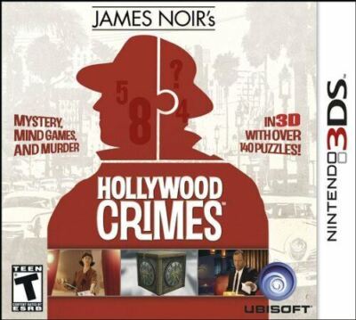James Noir's Hollywood Crimes [Nintendo 3DS Ubisoft Action Adventure Puzzle] NEW