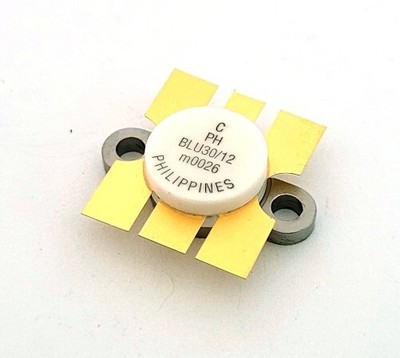Philips BLU30/12 UHF RF Power Transistor SMT 12.5V 22mA 30W SOT-119 (2 pcs)