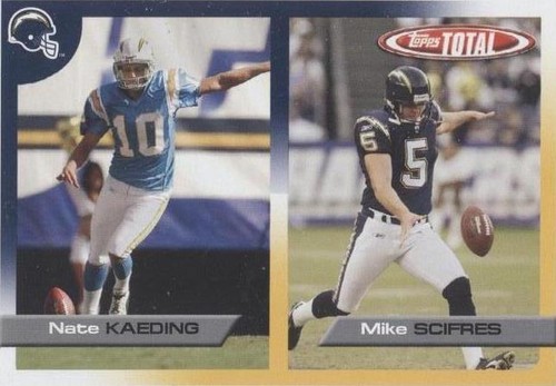 2005 Topps Total Mike Scifres Nate Kaeding #40