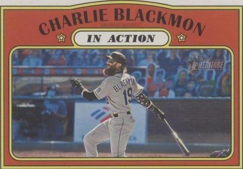 2021 Topps Heritage - Charlie Blackmon #306